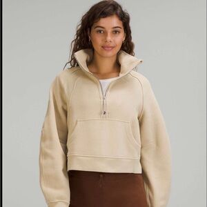 Lululemon Scuba Funnel Neck Half-Zip Pullover in Trench XS/S